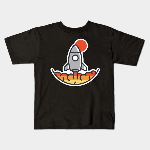 Rocket Kids T-Shirt by mikehilldesign